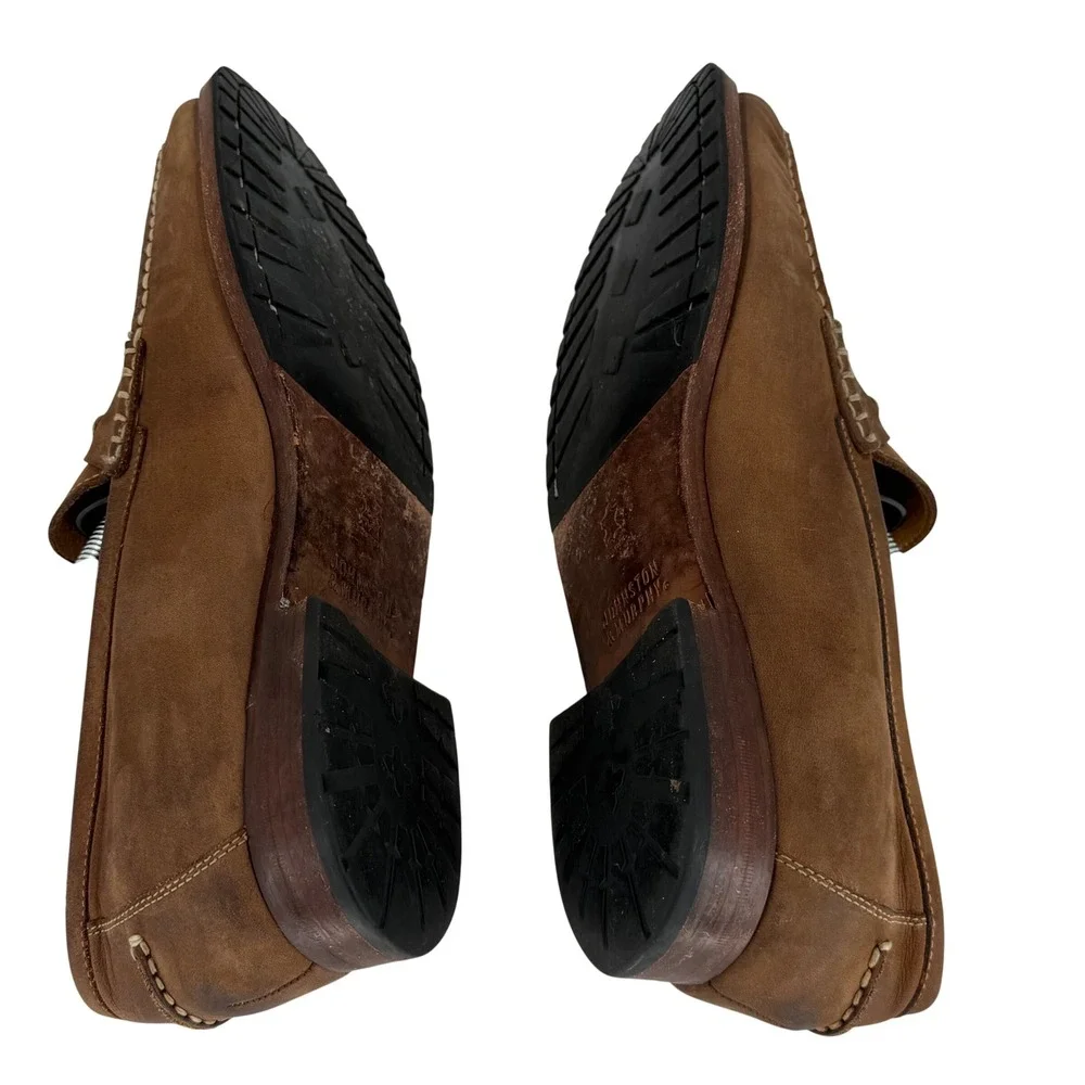 Johnston & Murphy‎ Penny Loafers Quiet Luxury Menswear Ivy League 12M Sheepskin
